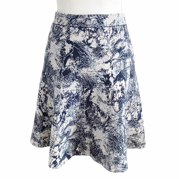 Bcbgmaxazria MEYA FOLIAGE KNITTED A-LINE MINI SKIRT - L - Picture 5 of 10